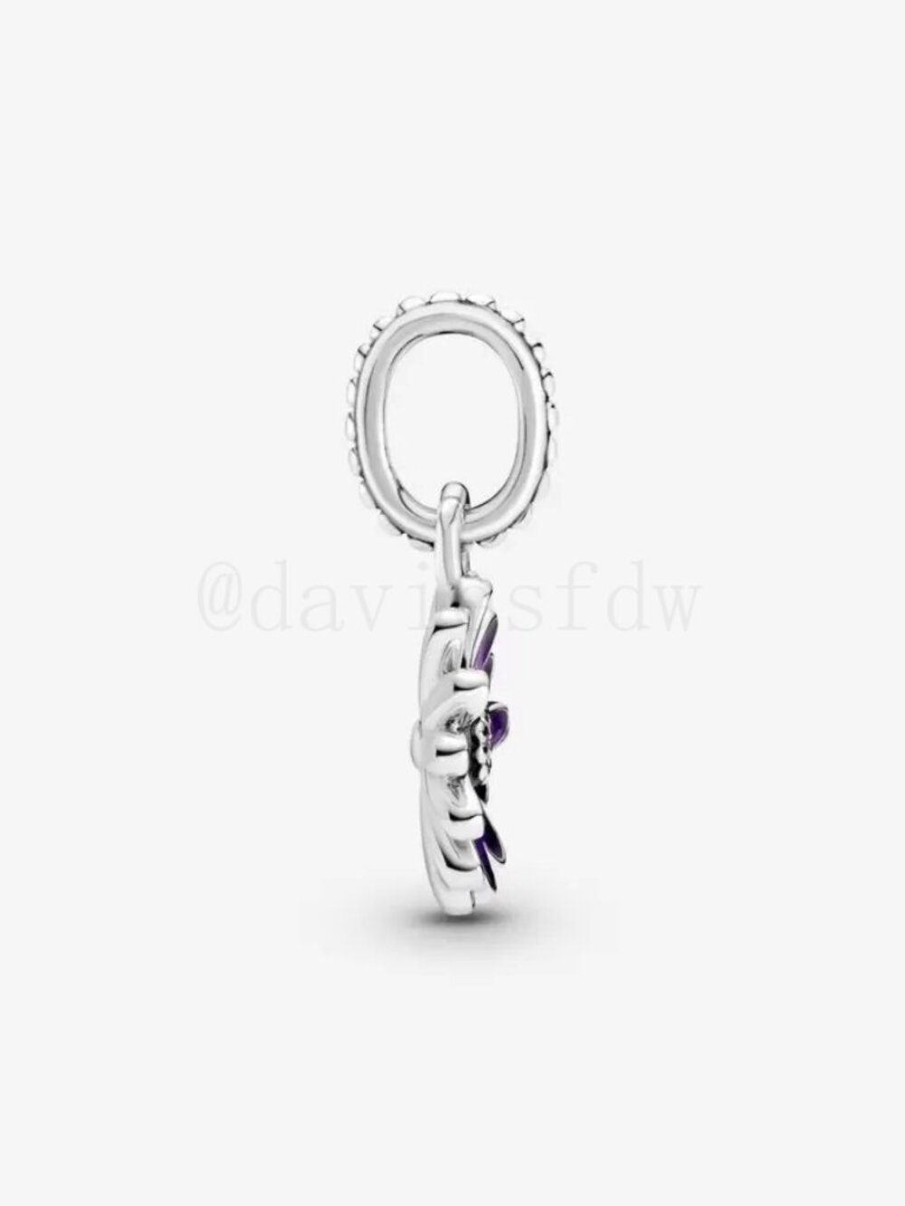 Pandora Purple Daisy Dangle Charm View 4